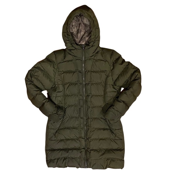 The North Face Gotham Parka II Insulated Long Parka Camo Army Green L